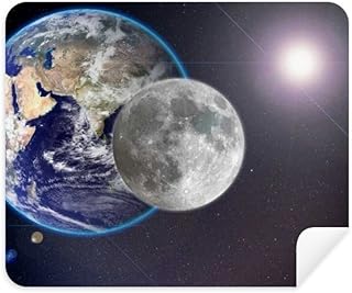 Blue Earth White Planet - Limpiador de pantalla para teléfono (gamuza limpiadora, 2 piezas), color blanco