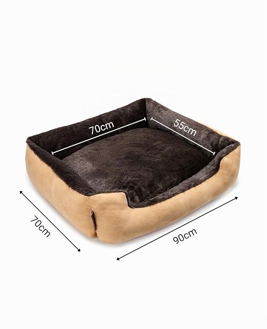 Foto 4 de 7 de lionto Cama para Perros con cojín Reversible y Base Antideslizante