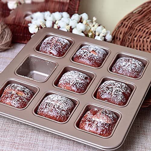 Moule de cuisson 9 cavités antiadhésif pour biscuits parfaits