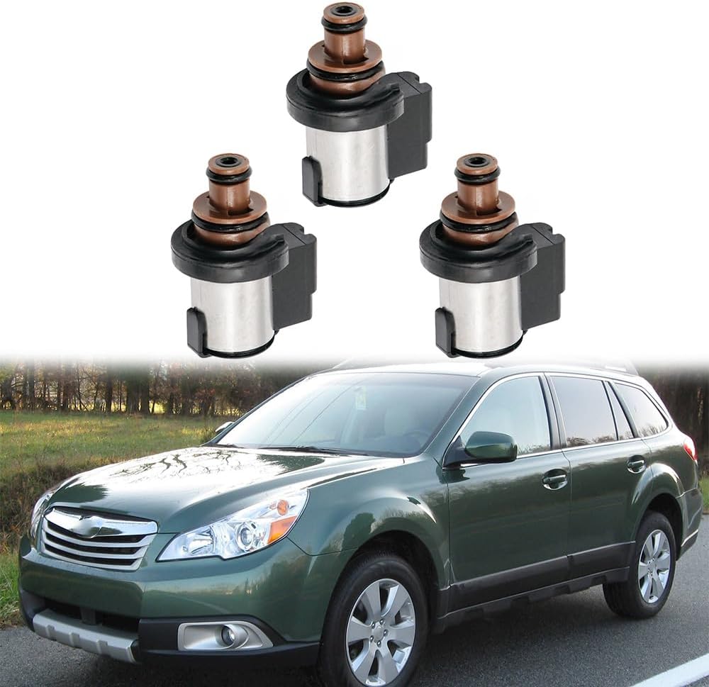 3pcs Torque Converter Lock-Up Solenoid OE TR580 for Subaru Legacy Outback 2010-2016 2.5L Replace#TR690/31825AA050/31825AA051/31825AA052/31706AA030