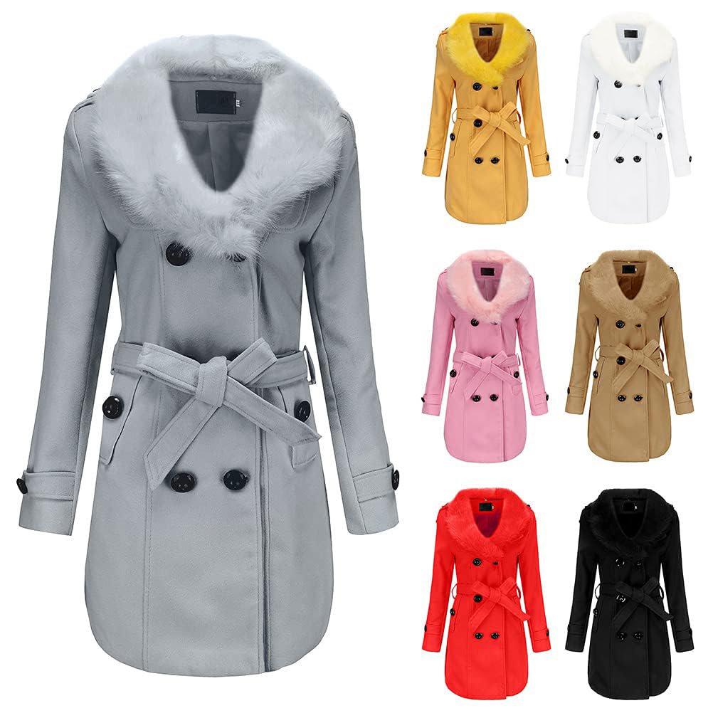 Tomwell Sweat à Capuche Longue Femme Manches Longues Rétro Casual Outwear Chaud Jacket Sweatshirts Veste Automne Hiver Slim Fit Tunique