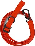 Säker Kelp™ Feuille de chien imperméable – Devoir lourd, Odor-Proof, réglable de 4 à 6 pieds de long laisse de chien avec carabine Twist-Lock, 3 Poignées de circulation, option mains libres, matériel en aluminium