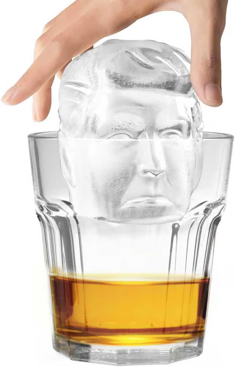 Large Ice Cube Maker Funny Presidential Molds for Whiskey& Cocktails Bar