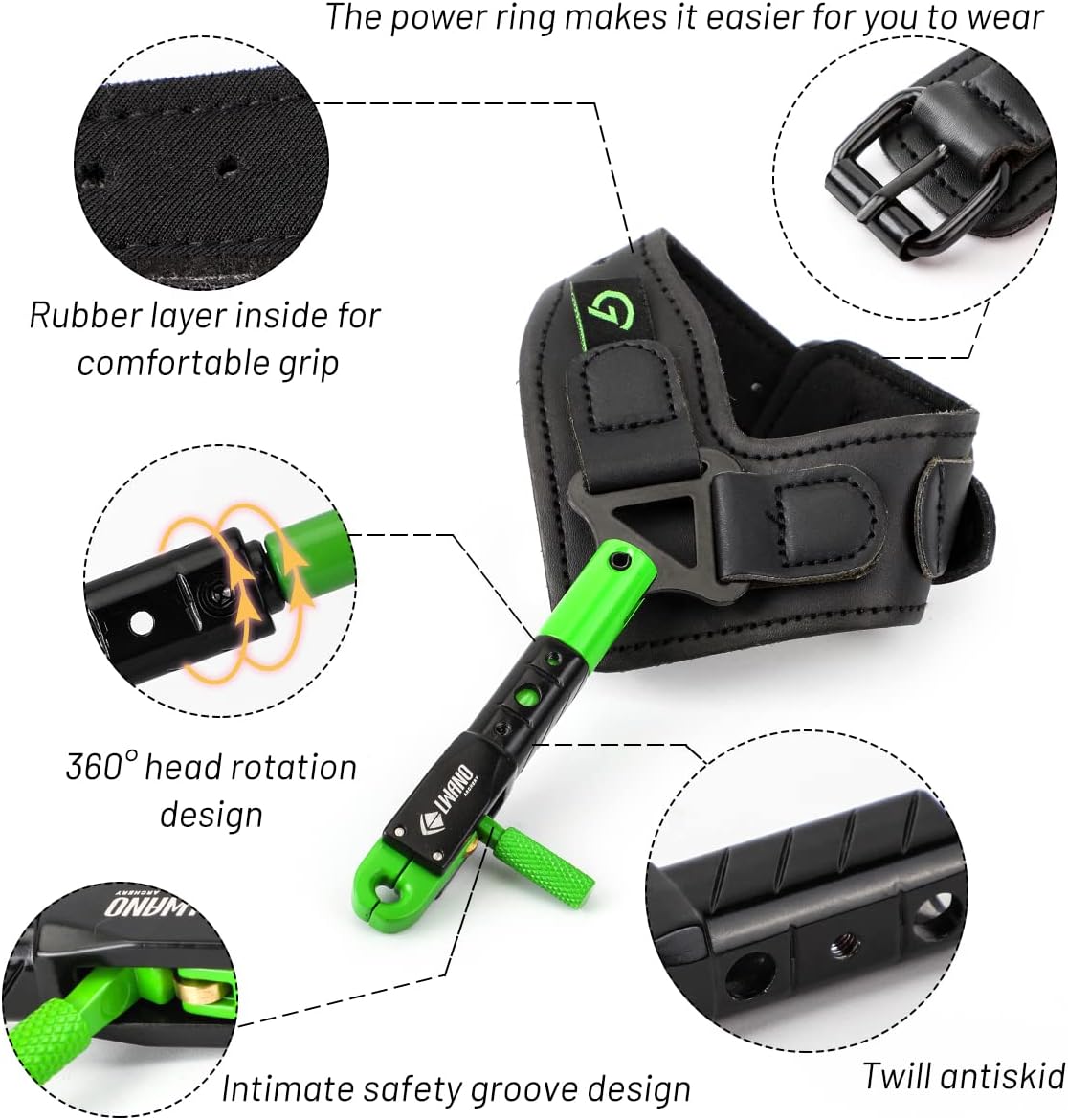 LWANO Archery Compound Bow Release Aids Trigger