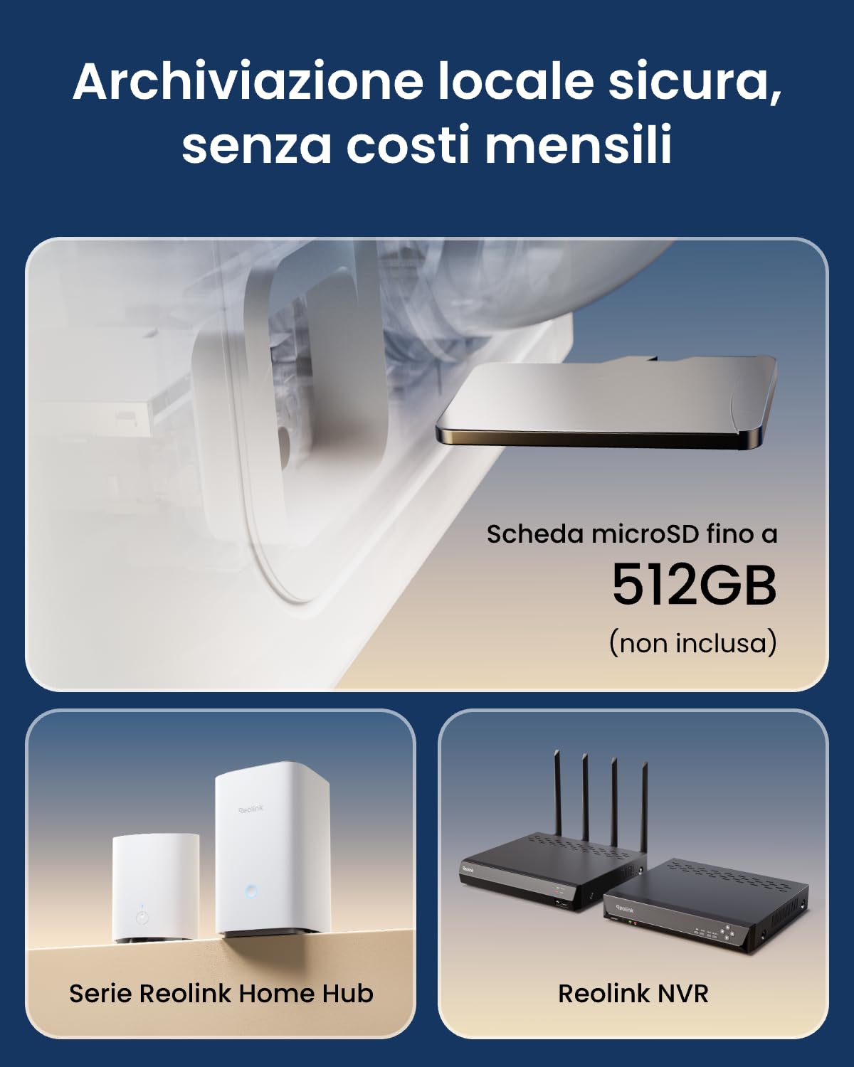Reolink 2K Telecamere Wi-Fi Esterno, Senza Fili 150°, fino a 1000 Lumen di luce e allarme sirena, Rilevamento Uomo/Auto/Animale, Visione Notturna a Colori, 2,4/5 GHz WiFi, IP66, Solar Floodlight Cam