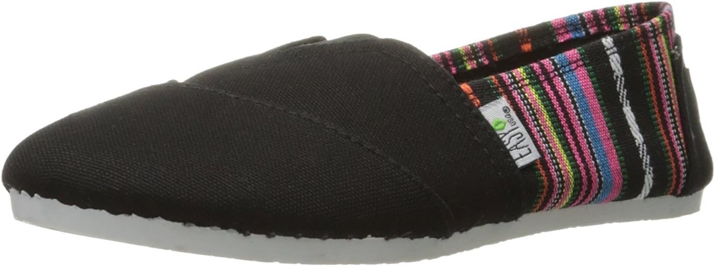 Easy USA Womens Canvas Slip on Shoes Flats