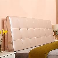 Vista 9 de Almohada tapizada con botones de cuero para cabecero King, respaldo de lectura, soporte lumbar, almohada de cuña para sofá cama, litera con funda