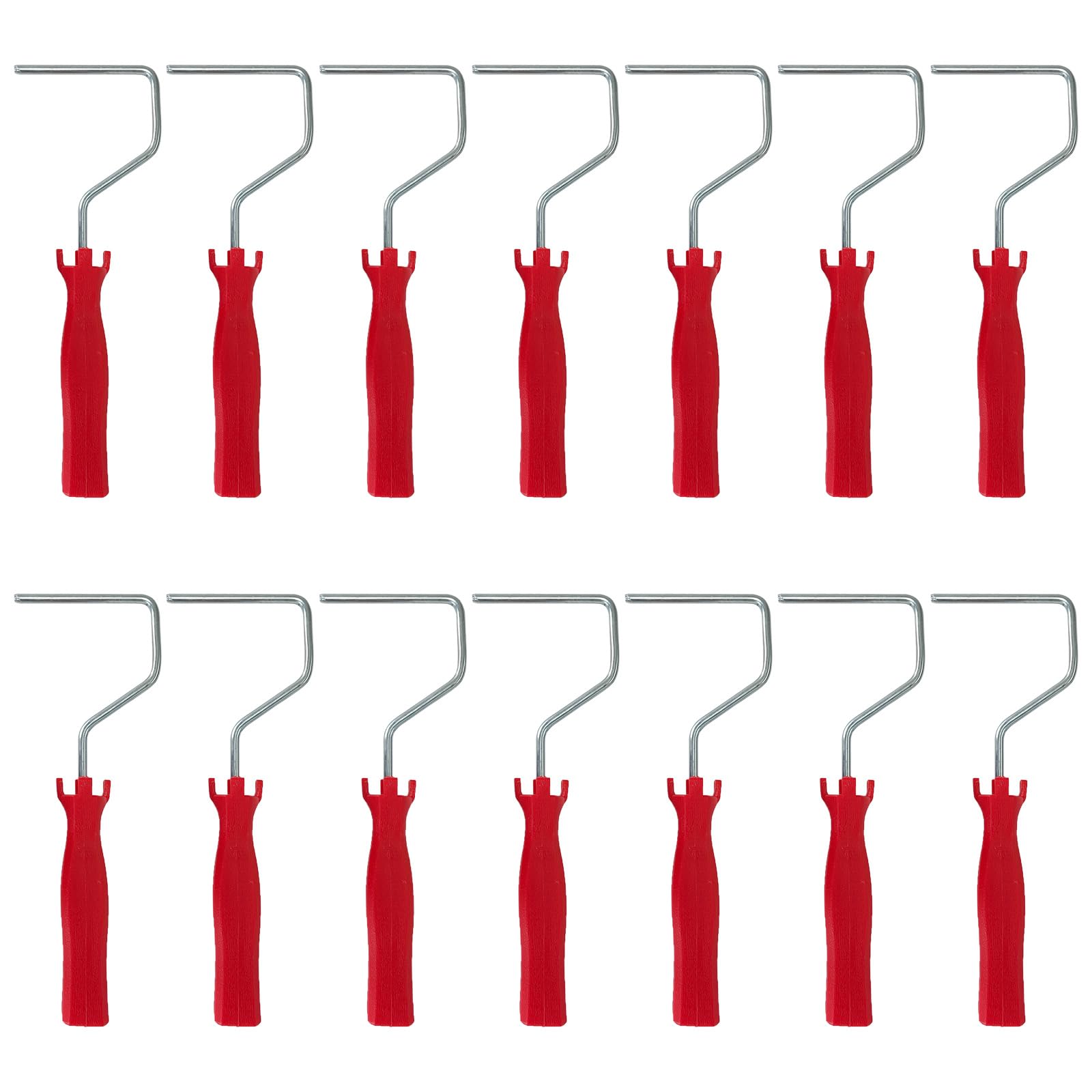 Cadre de rouleau de peinture (rouge, 14 pièces)
