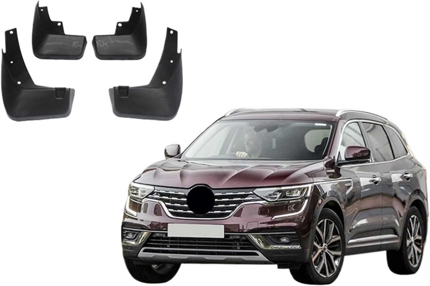 Compatible with Renault Koleos 2017-2023 2018 2019 2020 2021 2022 Car Mudflaps Mud Flaps Splash Guards Mudguards Flap Fender Accessories