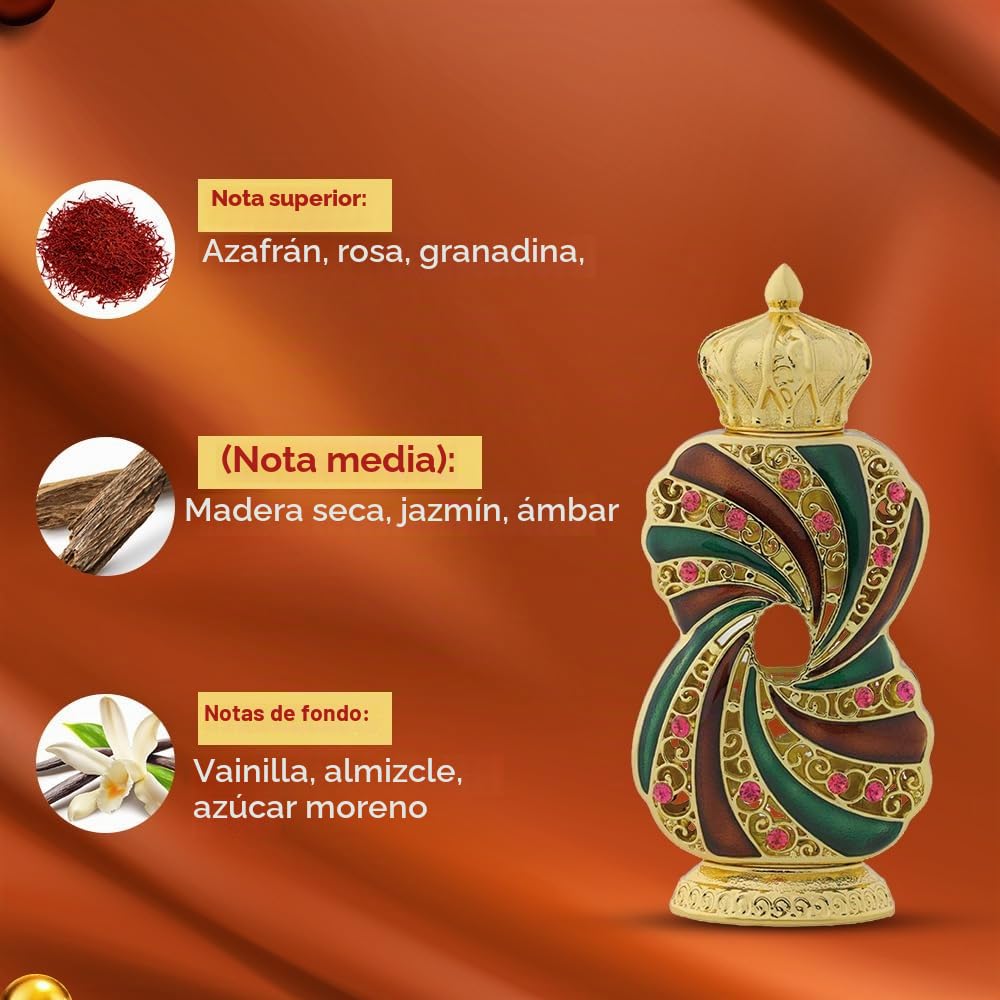 PARFÉM Al Haramain Tanasuk Perfumed Oil Uni, color Colores Surtidos, 12 ml