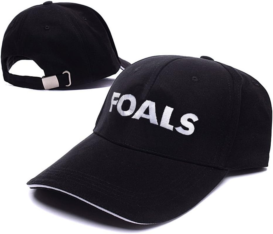 Foals Band Logo Adjustable Baseball Caps Unisex Snapback Embroidery Hats Black