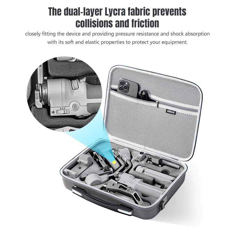 Bolsa de almacenamiento RS 4 mini funda protectora compacta y accesorios de viaje DJI Ronin 5