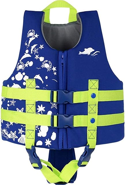 Kids Swim Vest - Children Float Jacket Vest with Adjustable Safety Strap, Toddler Pool Floaties for Begin to Swim, Infant Buoyancy Swim Trainer Vest for Boys & Girls 10-30 kg /2-9 Years