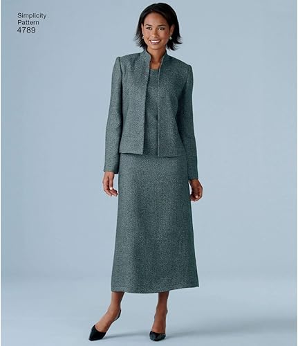 Miniatura 8 de Simplicity 4789 Pantalones de talla grande, chalecos, chaqueta y patrón de costura para mujer de In K Design, tallas AA (10 -18)