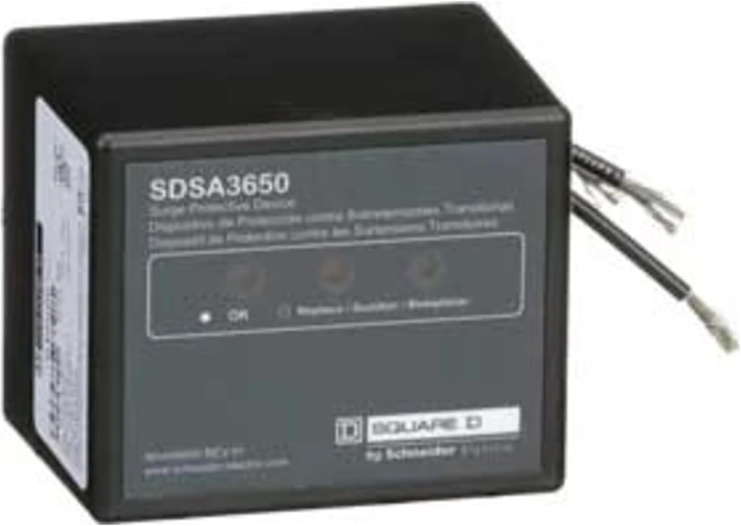 SCHNEIDER ELECTRIC SDSA3650 Load Center 3Ph Secondary Surge Arrestor Spd T1 Sdsa 40KA 600V Max 3P4W