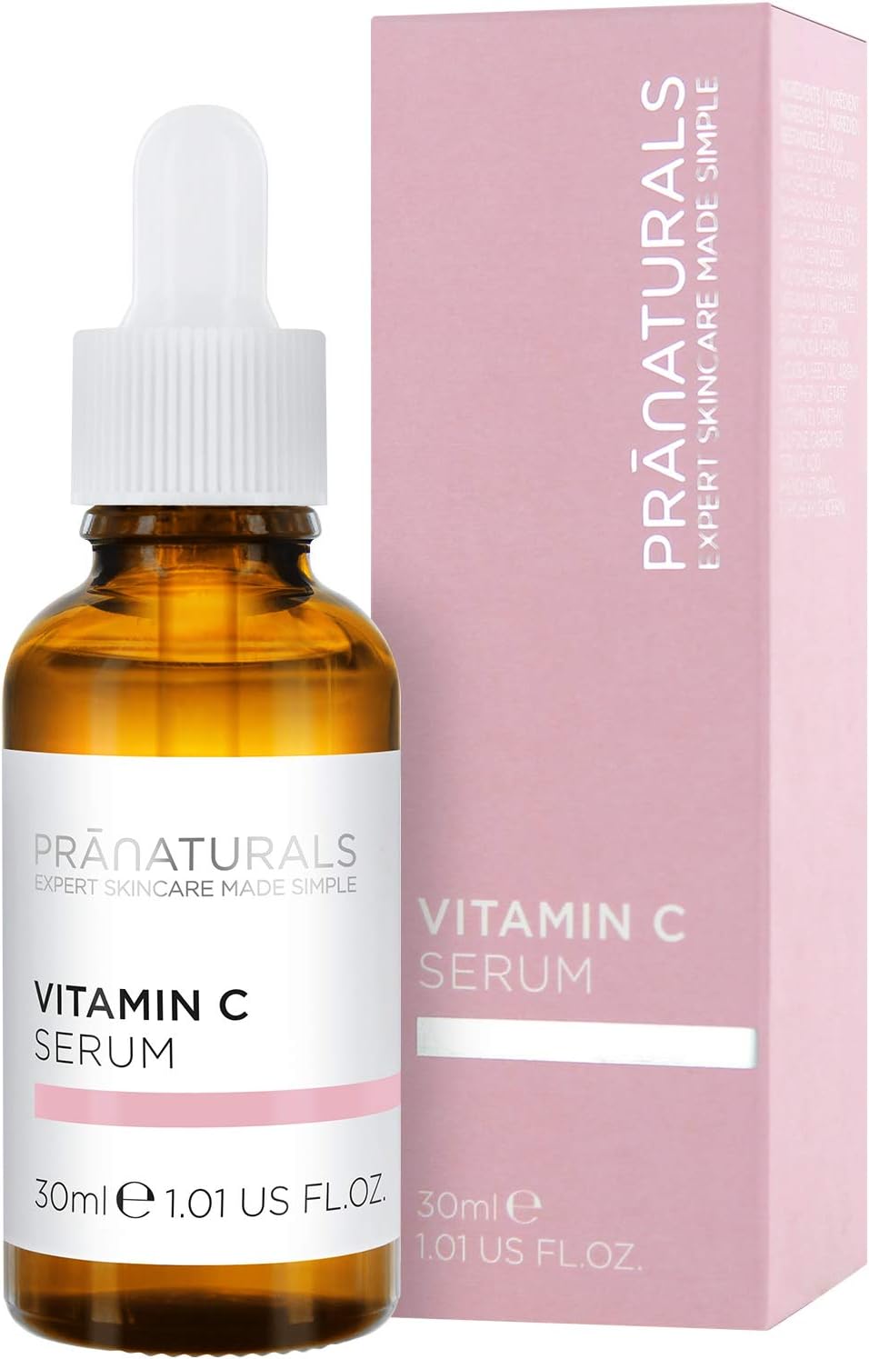 PraNaturals Vitamin C Face Serum 30ml – Skin Care Anti Ageing, Reduces fine lines and wrinkles, Enriched with natural oils and vitamins