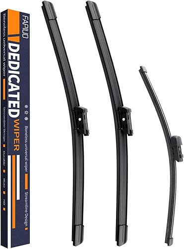 Vista 66 de Repuesto para Subaru Crosstrek2016-2017, XV Crosstrek 2013-2015, Impreza 2013-2016 Limpiaparabrisas silencioso -FAPIUO limpiaparabrisas delantero