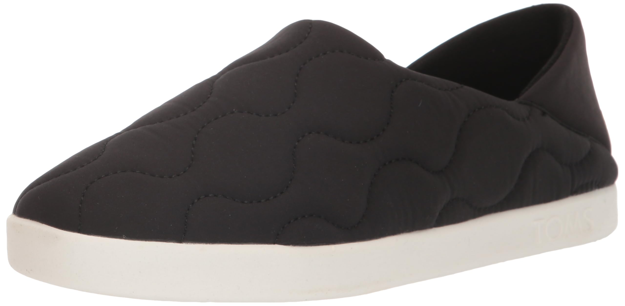 TOMS Ezra Mens 9 Black Matte Ripstop Quilted Faux Fur Lined Slippers 10016946 Toms Ezra Slipper - Men main image 4