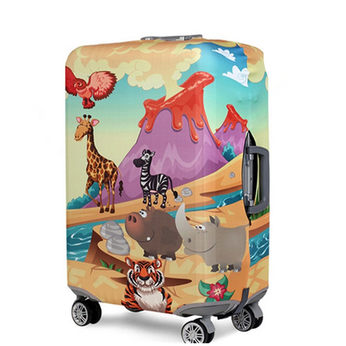 Elástico Funda Protectora de Maleta Luggage Protective Cover, Viaje Equipaje Cubierta Carretilla Caso Protectora Cubierta Cabe 18-32 Pulgadas Equipaje