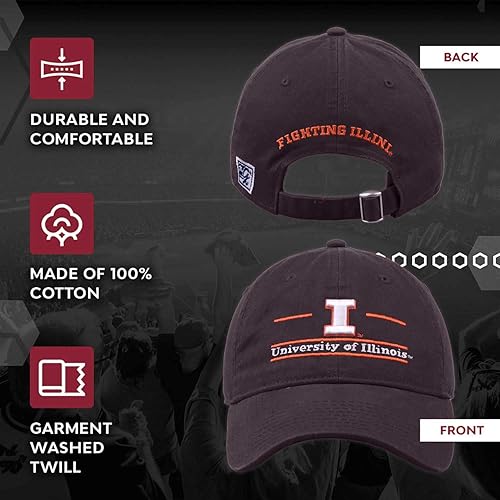 Miniatura 3 de The Game Sombrero de bar con ajuste relajado ajustable para hombres y mujeres, logotipo bordado