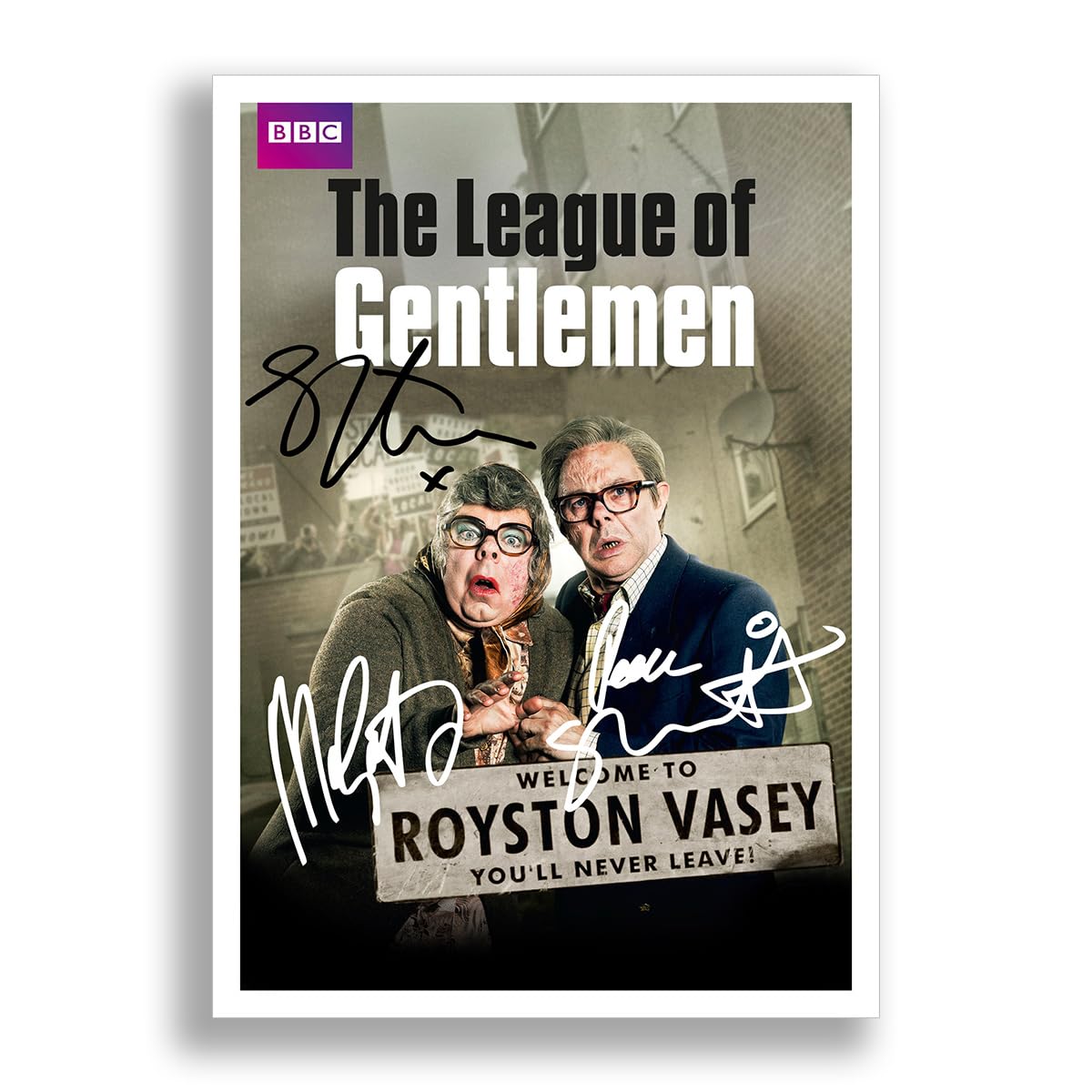 Memorabilia A4 Poster Only The League Of Gentlemen Cast Signed Autograph Autographed A4 Poster Photo Print Photograph Picture Tv Show Series Season Framed Dvd Boxset Gift (A4 Poster Only)