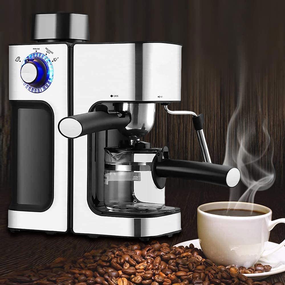 Vaporizador de Leche Batidora de Leche Calentador de Leche Máquina de café espresso multifuncional para hacer capuchino con vaporizador de leche, juego de paquete de barista con espumador de leche i