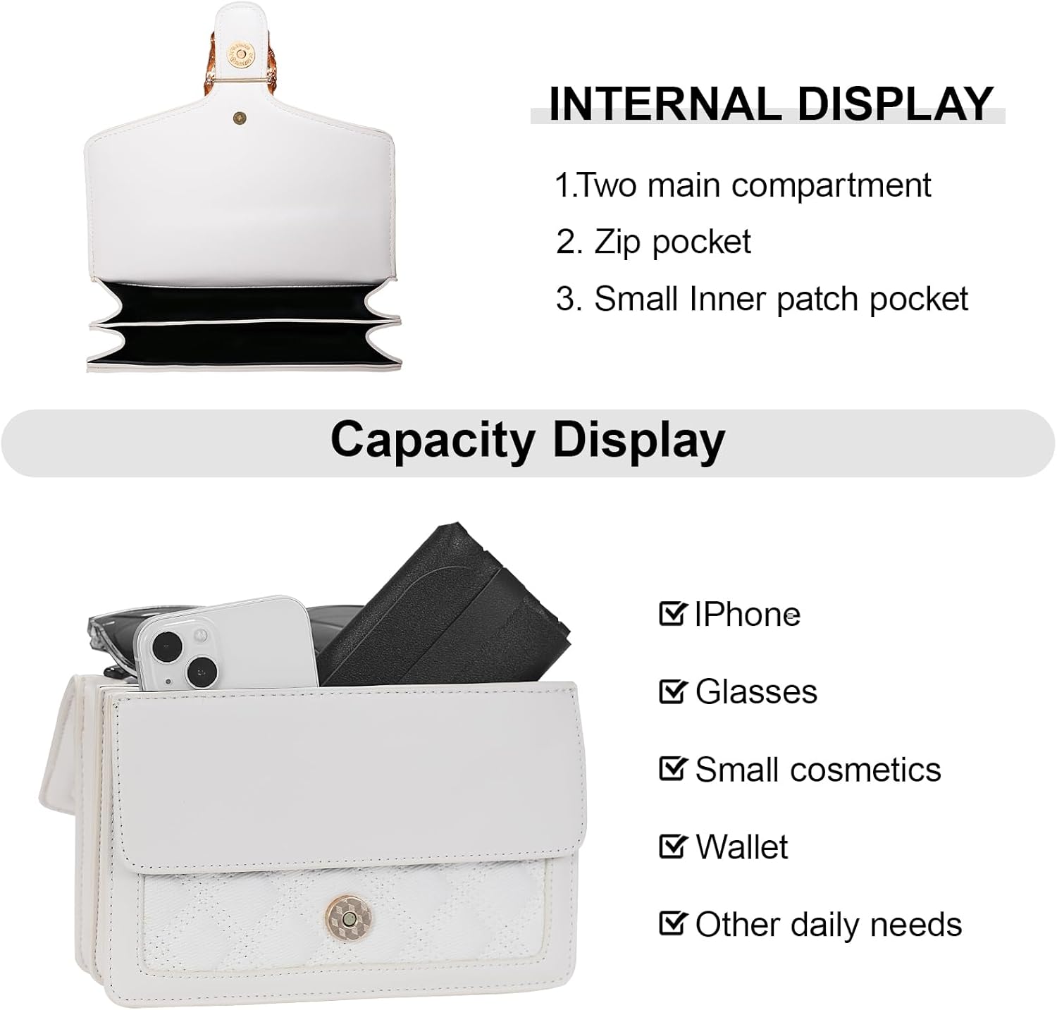 Aiqudou Crossbody Bag and Satchel Purse for Women - Fashion Snake Print Chain Purse Luxury PU Leather HandBag - Image 5