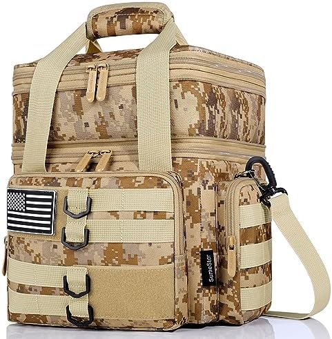 LOKASS Lunch Box, 25L Insulated Lunch Bag Box 40 Can Capacity Leakproof Cooler
