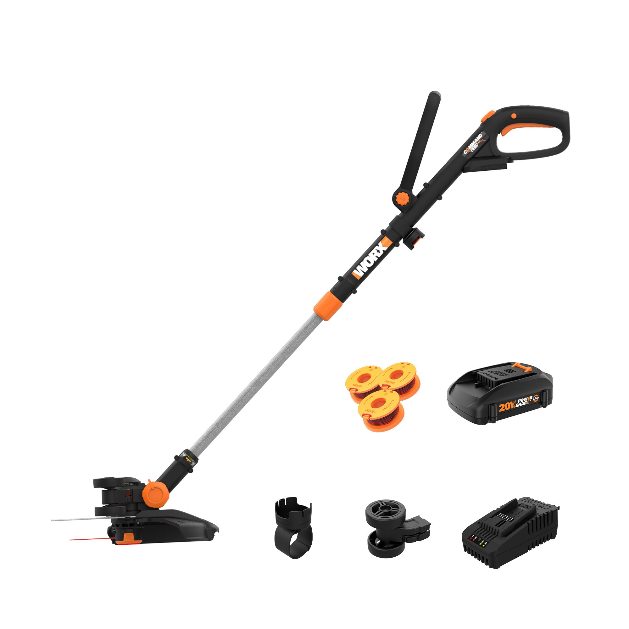 Worx Gt Revolution 20V 12" String Trimmer Grass Trimmer/Edger/Mini-Mower, Wg170.2