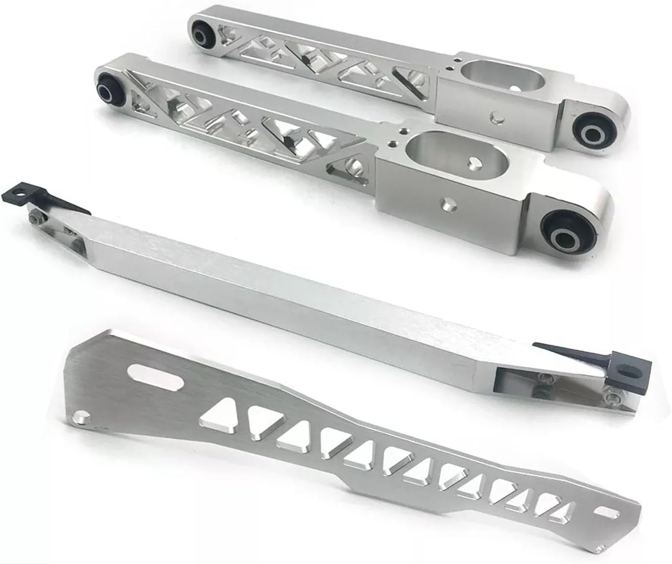 Rear Subframe Brace Tie Bar Lower Control Arm silver For 1997-2001 Mitsubishi Mirage