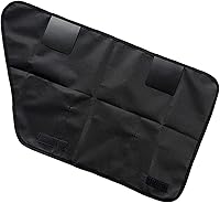 Vista 1 de KIMISS Protector de puerta de automóvil para mascotas, cubierta de puerta de tela Oxford 600D, ajuste universal para perros y gatos, protector