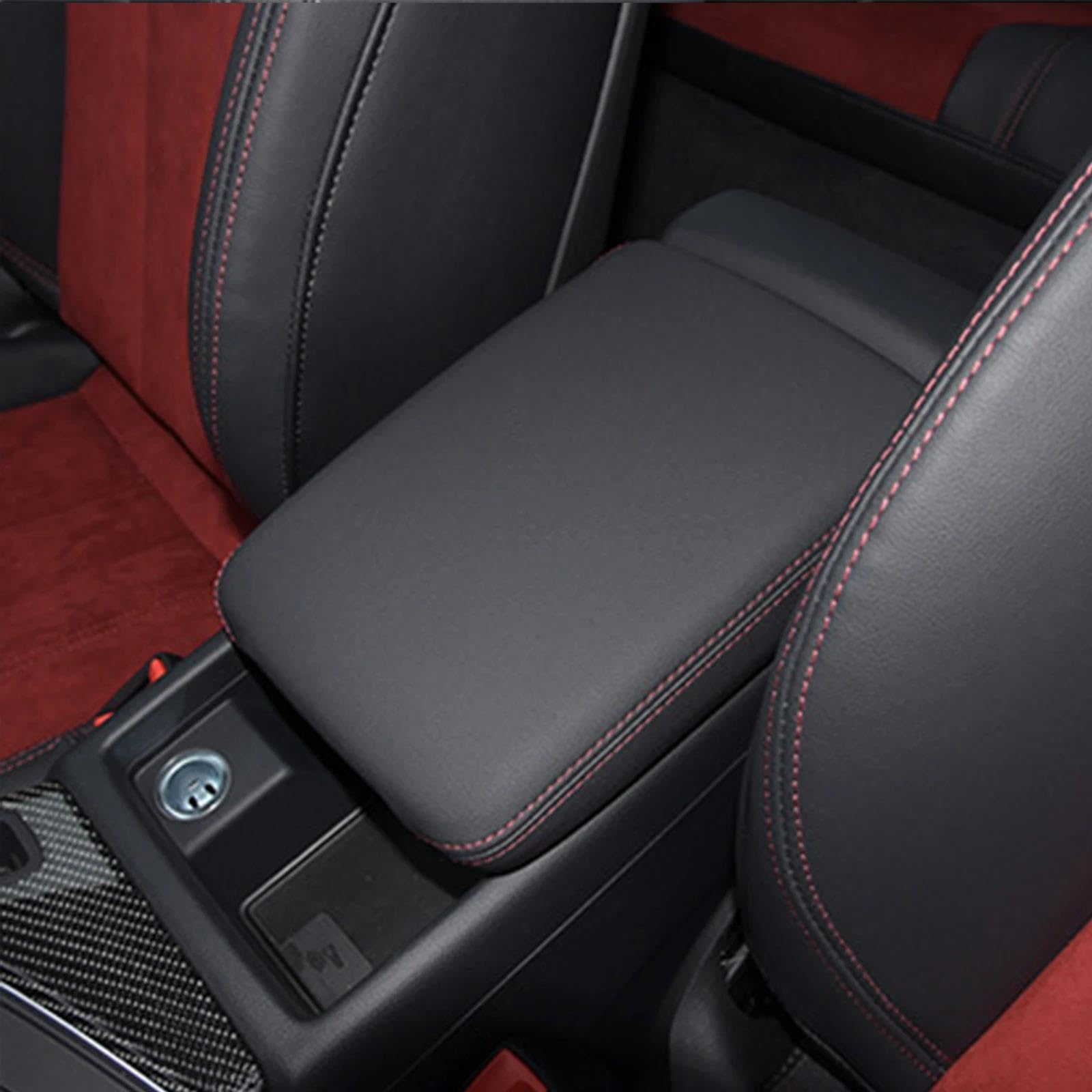 Housse D'accoudoir Voiture En Cuir Pour Audi A4 A5 B9 S4 S5 2017 – 2022