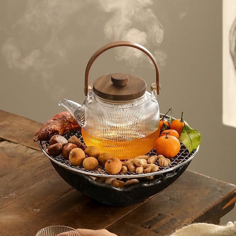 Amazon｜急須 耐熱ガラスティーポット おしゃれ ガラス 茶器 大容量