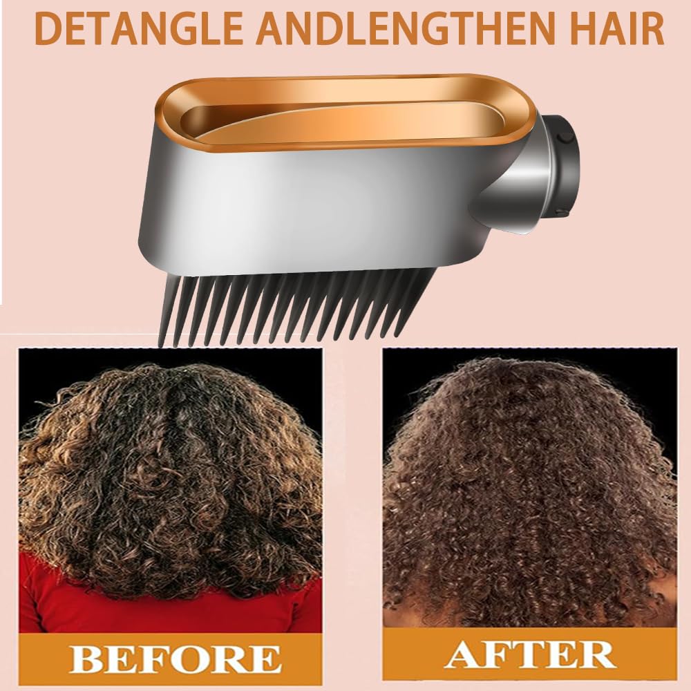 Boquilla de aire con accesorio de peine de dientes anchos para Dyson Airwrap Styler HS01 HS05, cepillo secador de prepeinado para cabello rizado y rizado, número de pieza 971894-04