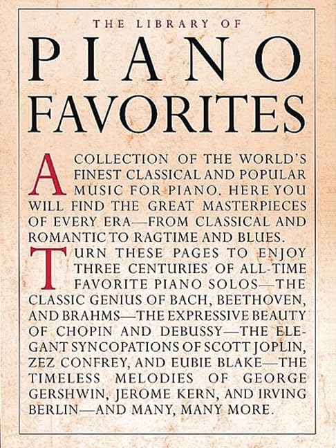 The Library of Piano Favorites