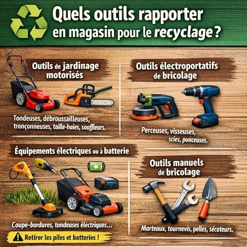 Comment faire recycler ses outils usag&eacute;s ?