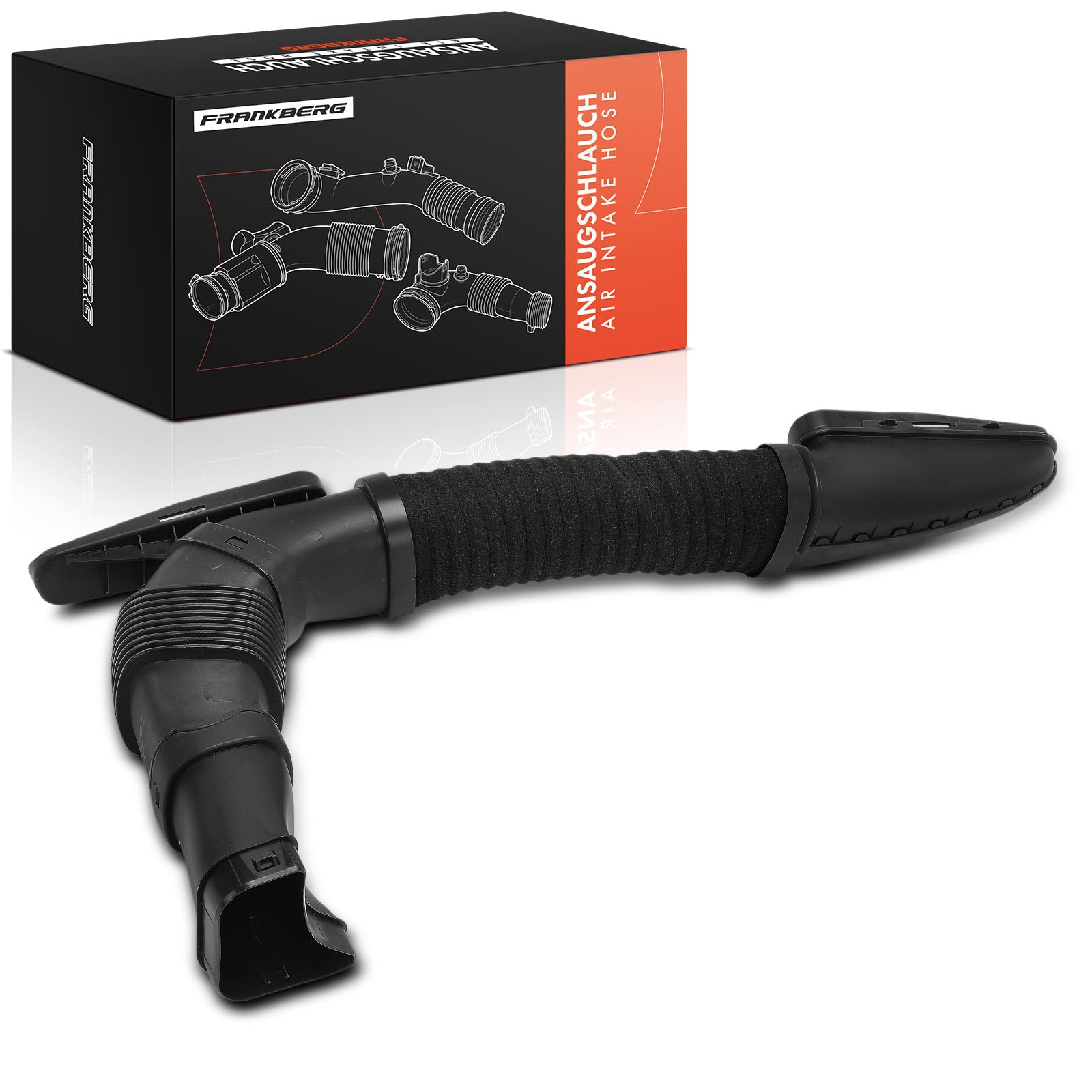 Frankberg Green/Red Air Intake Hose Compatible With C-Class W204 C 180 Cgi C 180 Compressor C-Class Coupe C204 C 180 C-Class T-Model S204 C 180 C 180 Compressor Replace# 2740900082