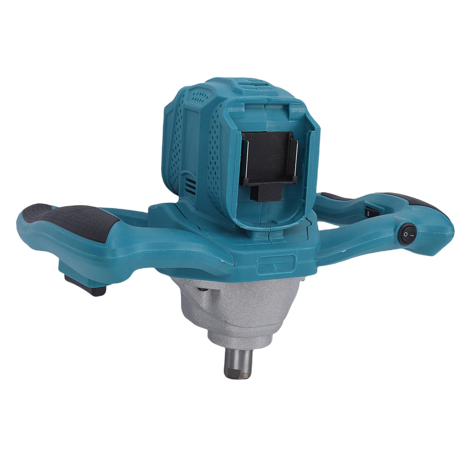 Kabelloser Eisbohrerkopf für 18-V- von – 1200 Nm Drehmoment, Elektrischer Erdlochbohrer, 6 Geschwindigkeiten Einstellbar – Umkehrbarer Erdbohrer für Winterangeln und Pflanzen