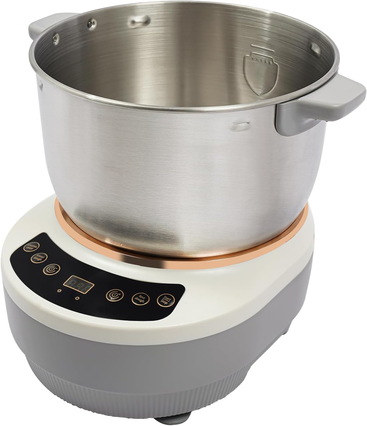 Dough Kneading Machine, 7L Stainless Steel Dough Mixer, Bread Dough Maker with Fermentation Function, Automatic Dough Mixer for Bread Pizza Dumpling Mantou, 304 Steel Tabletop Kitchen Appliance