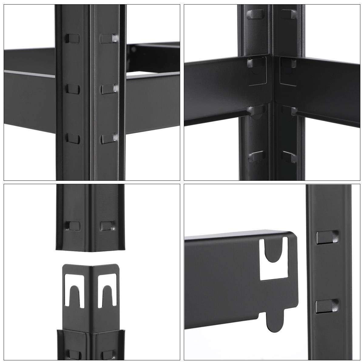 Yaheetech Schwerlastregal 180 x 90 x 60 cm Lagerregal 5 Böden Metall Regal Max. Belastbarkeit : 875kg