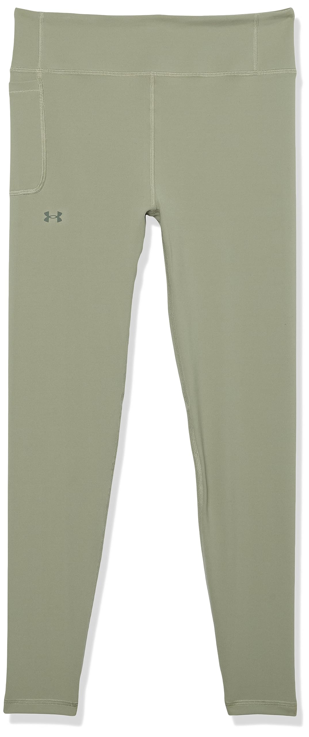 Under Armour Girls' Standard Motion High Rise Ankle Leggings, (504) Grove Green / / Colorado Sage, Youth X-Large