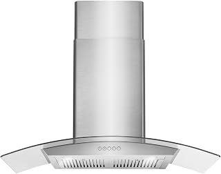36 in. Vista Coll 380 CFM Ducted Wall Mount Range Hood LED, Stainless Steel