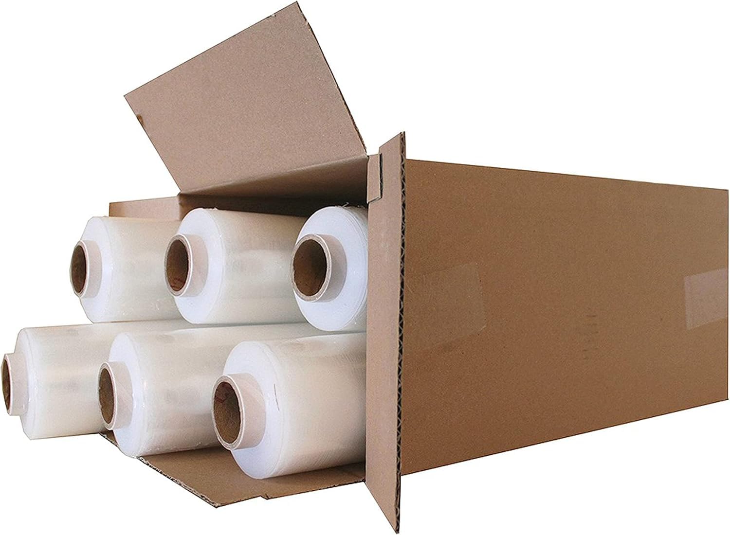 Simpletek – 6 Rouleaux Film Extensible Manuel Film Transparent Domopack Pour Emballage