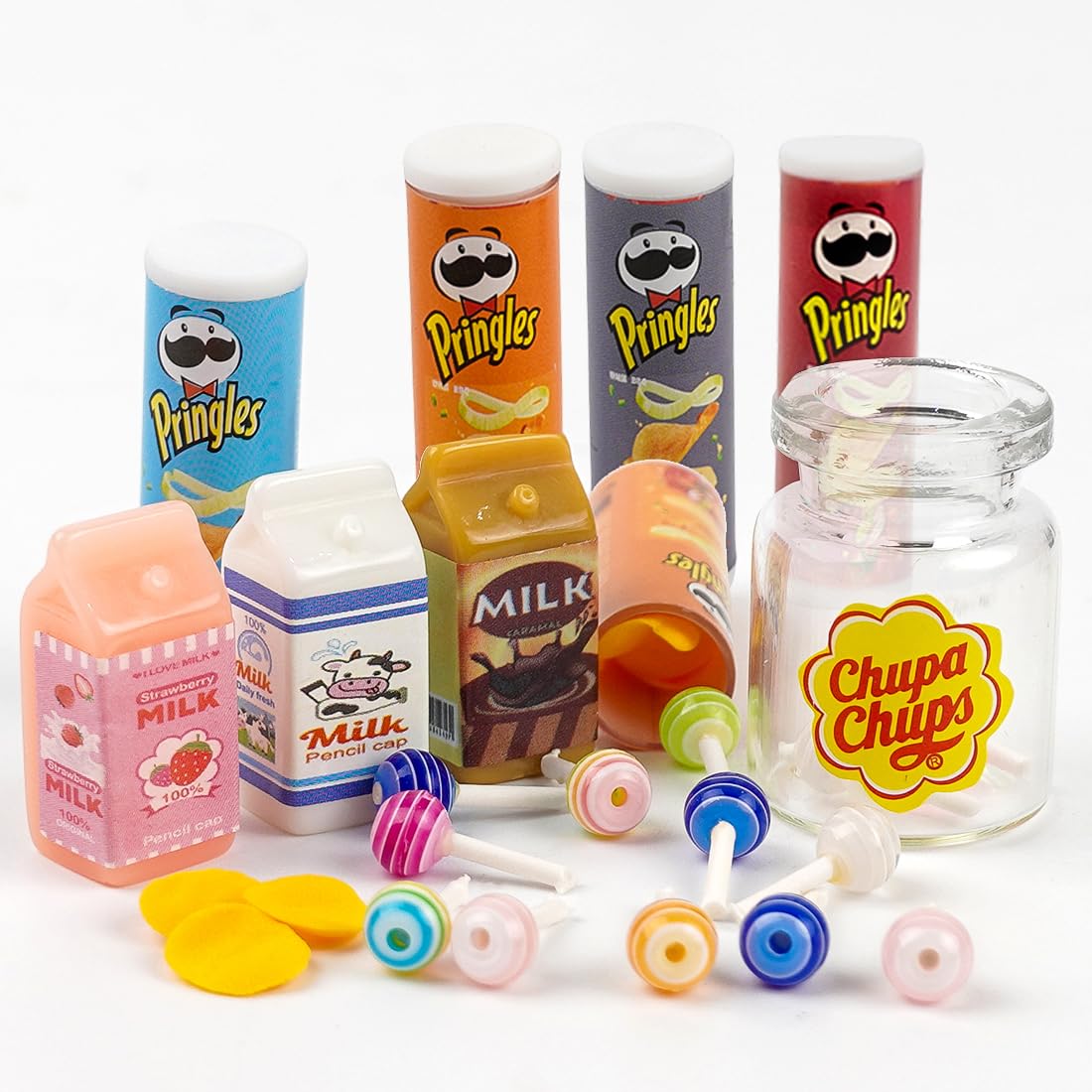 20 stuks miniatuur poppenhuis accessoires, miniatuur