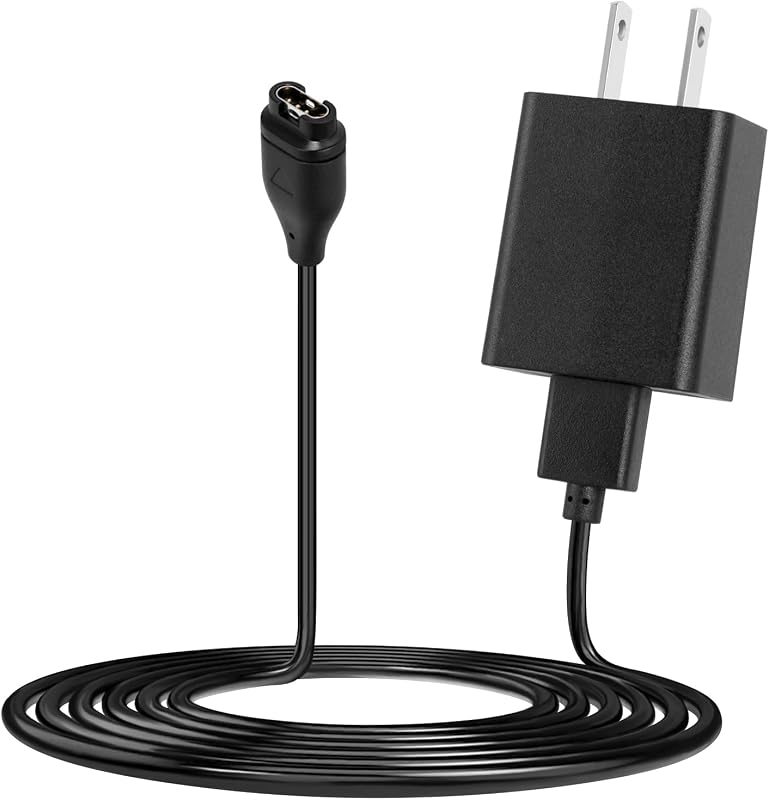 Cargador EGK para reloj Garmin con recambio de cable de carga,para series Fenix, Forerunner, Vivoactive, Instinct, Venu, Tactix, Approach, D2, Quatix (1 m)