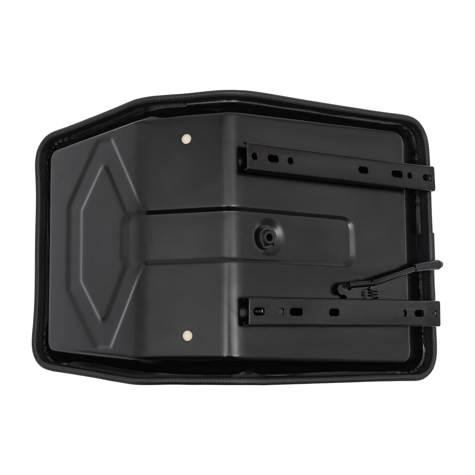 Traktorsitz PVC Verstellbarer Gabelstaplersitz mit 100kgTragfähigkeit, 44.5 * 35.5 * 33.5cm Traktor Sitz für Traktoren, Erntemaschinen, Rasenmäher, Gabelstapler, Bagger, Muldenkipper, Planierraupen