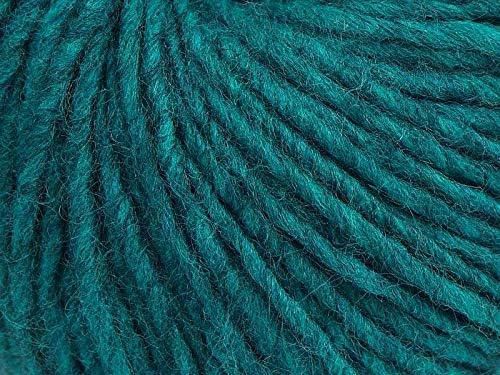 Miniatura 2 de Emerald Green Peru Alpaca - Ovillo de lana merina, alpaca, mezcla acrílica, 1.76 onzas, 98 yardas