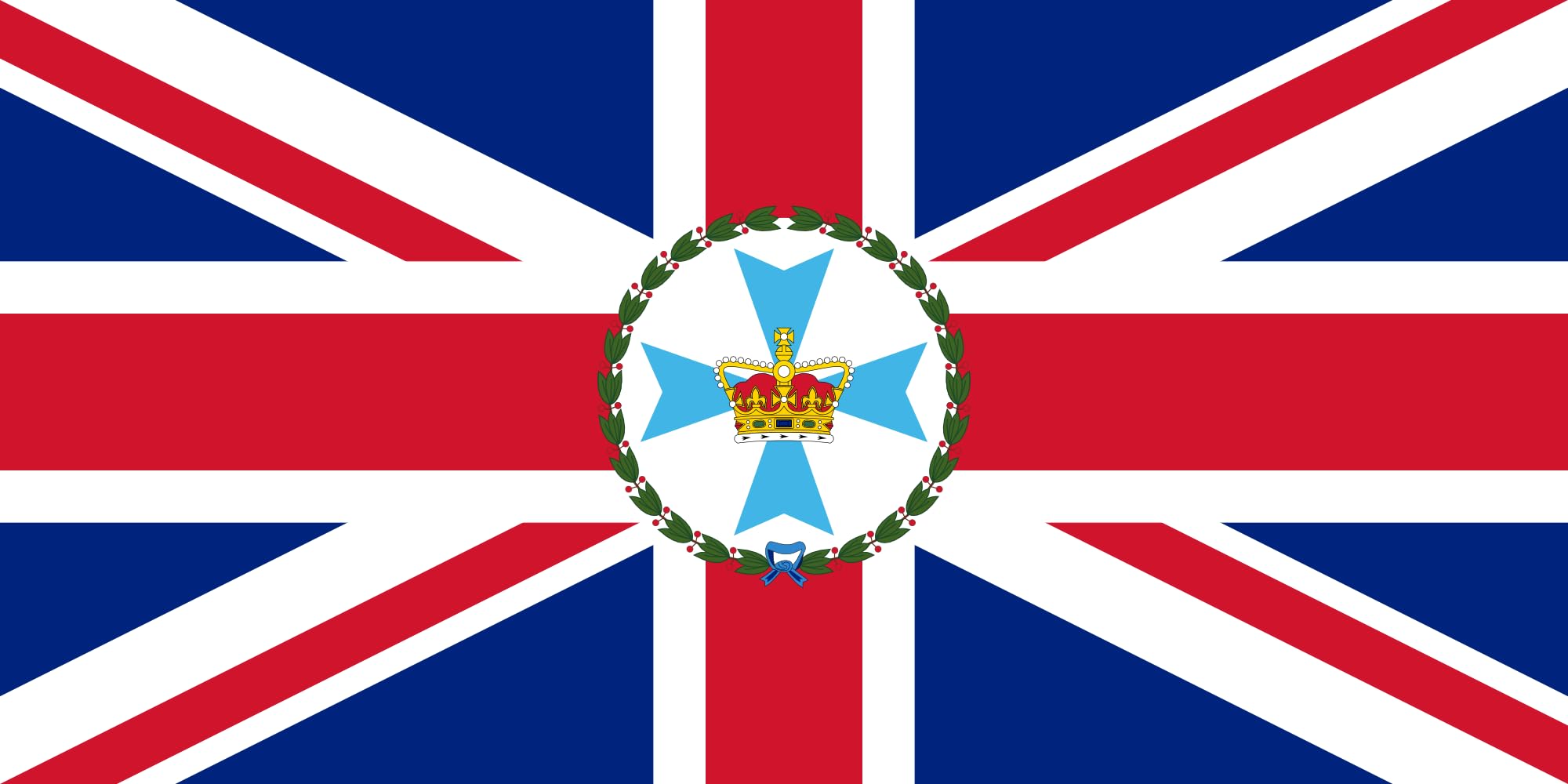 Drapeau Governor of Queensland 1876–1901 pour pavoiser votre salon ou décorer une commémoration