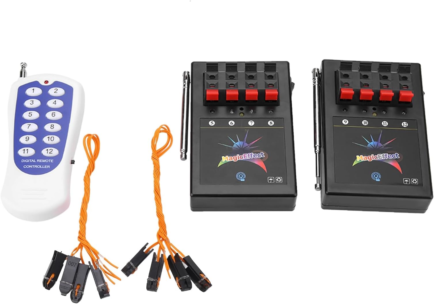 Wireless Fireworks,Professional 8 Channel Wireless Fireworks Firing System Igniters Remote Control