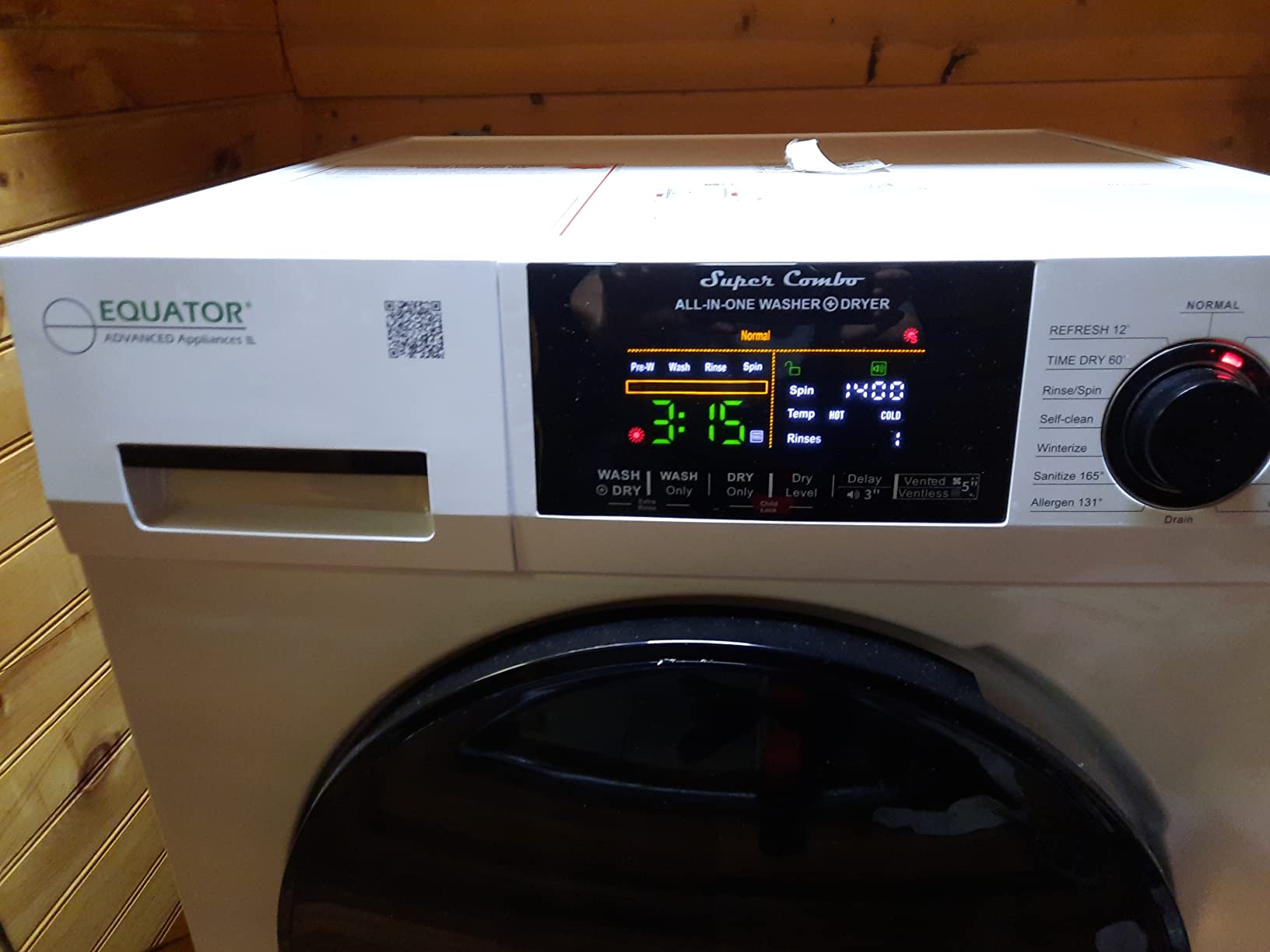 34/mo Finance Equator Digital Compact 110V Vented/Ventless 18 lbs